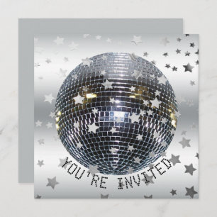 Disco Dance Birthday Party Retro 70s Disco Party Invitation