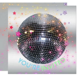 Disco Ball Invitation 8