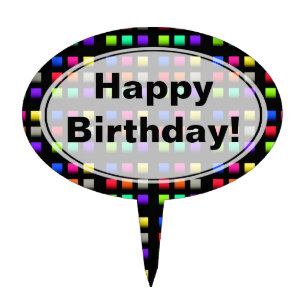 Disco Dance Floor Cake Topper