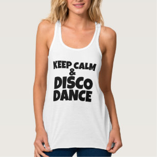 DISCO DANCE T-SHIRTS TEES TANK TOPS