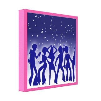 DISCO DANCERS CANVAS PRINT
