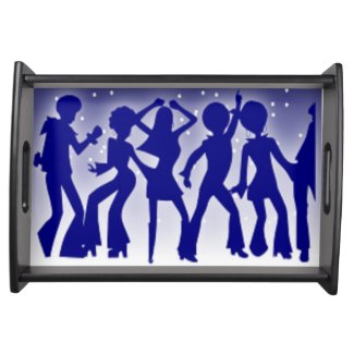 DISCO DANCERS SERVING TRAY