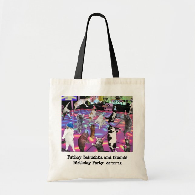 Disco Dancing at my Birthday Party Tote Bag (Front)