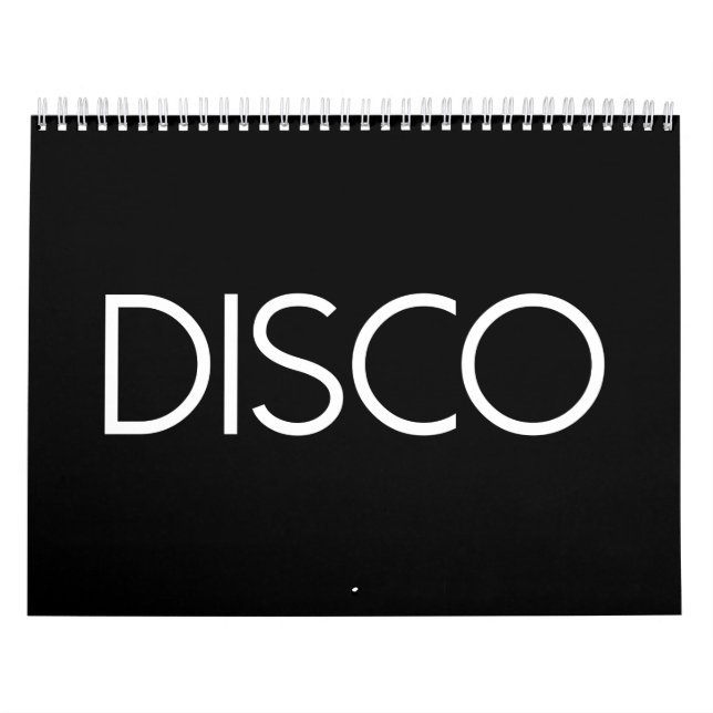 Disco Dancing Calendar (Cover)