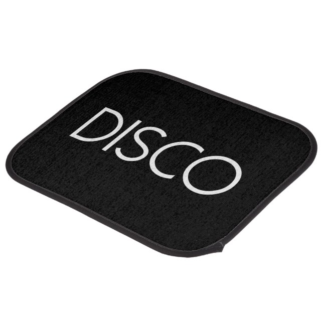 Disco Dancing Car Floor Mat (Rear Angled)