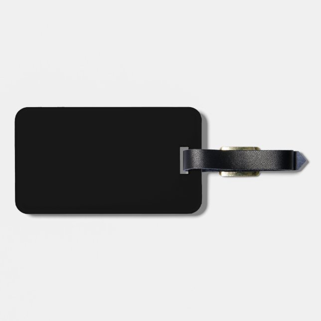 Disco Dancing Luggage Tag (Back Horizontal)