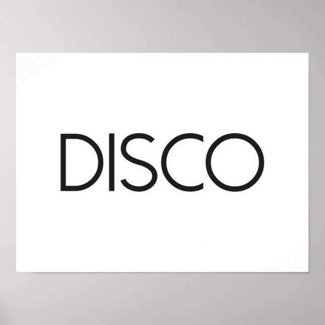 Disco Dancing Poster (Front)