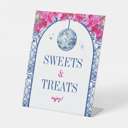 Disco Dancing Queen Sweets and Treats Sign