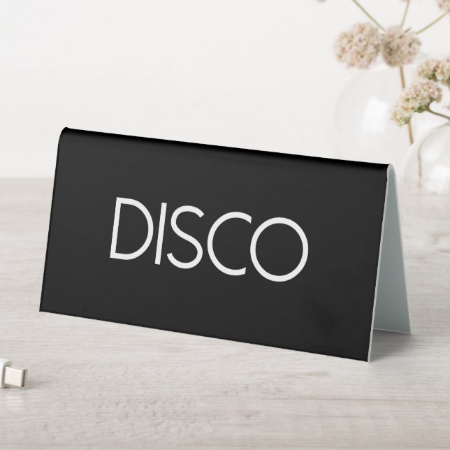 Disco Dancing Table Tent (In SItu (Table))