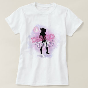 Disco Darlin' Bachelorette Team Bride ID928  T-Shirt