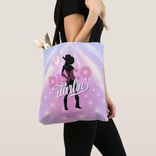 Disco Darlin Bachelorette Team Bride v2 ID928  Tote Bag