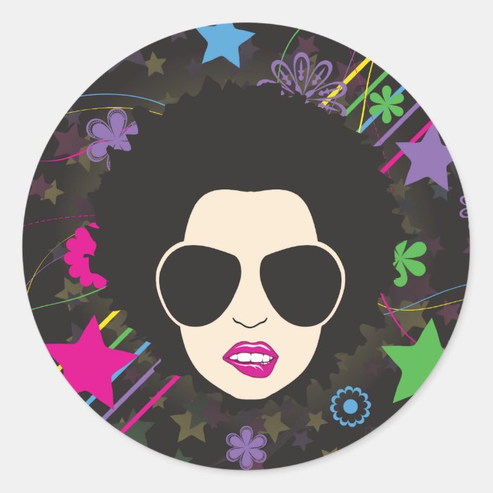 Disco ~ Disco Queen Funky 1980s 80s Music Stickers