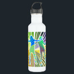 Disco Divas Water Bottle<br><div class="desc">Bit of a 70s feel to this wild & groovy abstract art full of dancers</div>