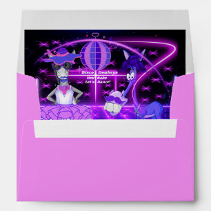 Disco Donkeys Let's Dance Matching Envelopes
