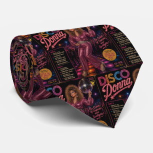Disco Donna Album Neck Tie