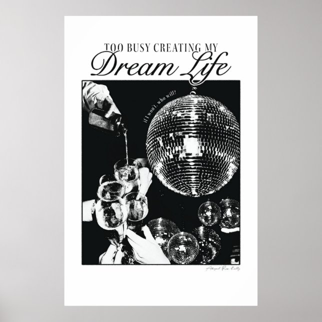 Disco Dream Life Poster (Front)