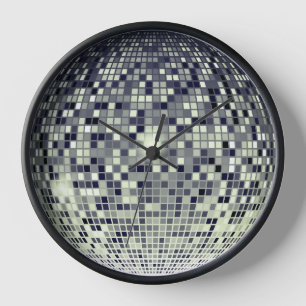 Disco Dreams: Vintage Disco Ball Clock