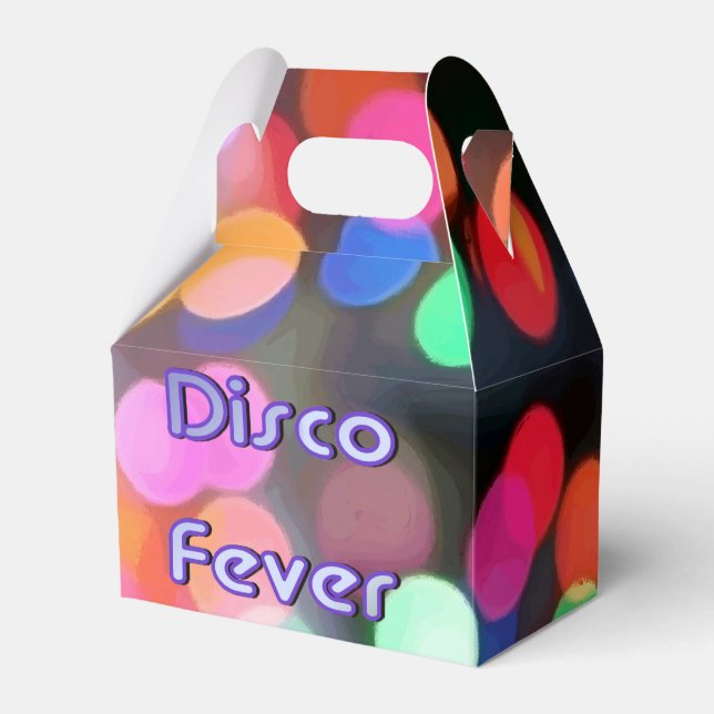 Disco Fever 1 Favor Boxes (Front Side)