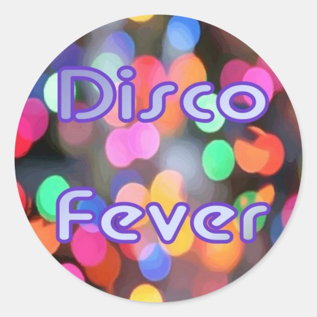 Disco Fever 1 Sticker (Front)