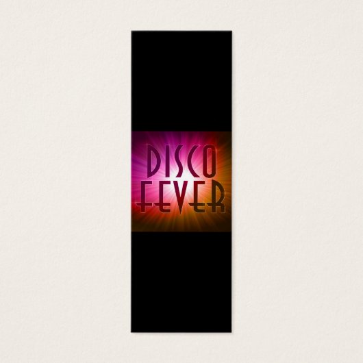 Disco Fever Bookmark (Front)