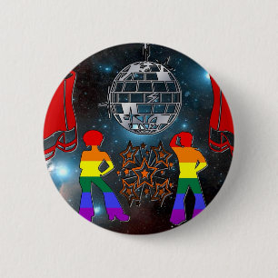 Disco Fever Pinback Button