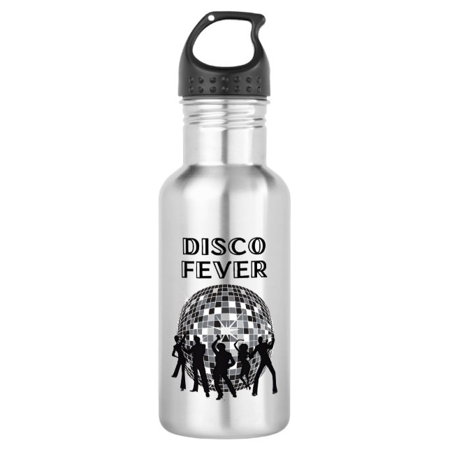 Disco Fever Stainless Steel Water Bottle (Front)
