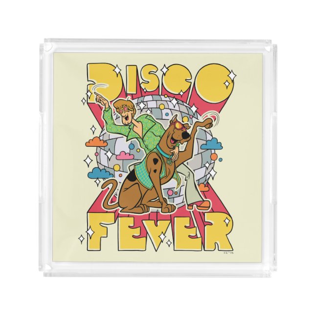 Disco Fever with Scooby and Shaggy Acrylic Tray (Front)