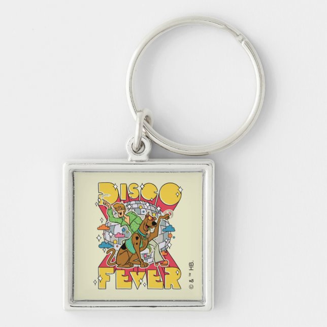 Disco Fever with Scooby and Shaggy Keychain (Front)