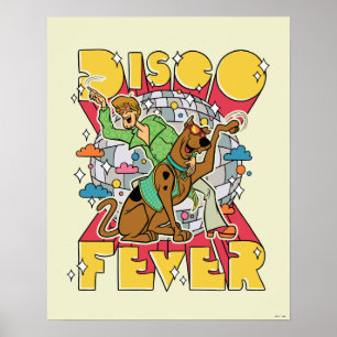 Disco Fever with Scooby and Shaggy Poster