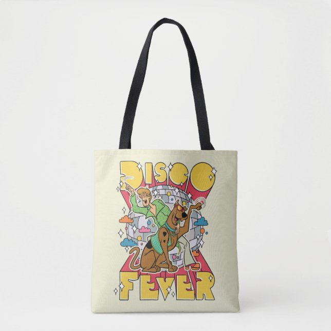 Disco Fever with Scooby and Shaggy Tote Bag (Front)