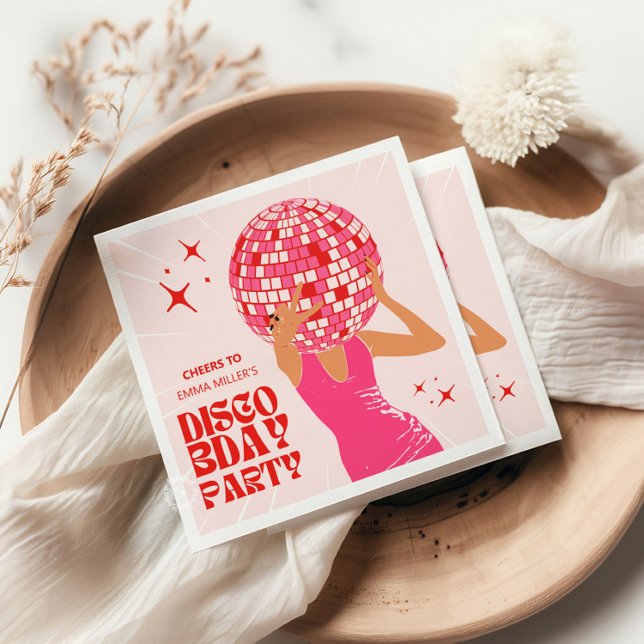 Disco Girl Napkins (Creator Uploaded)