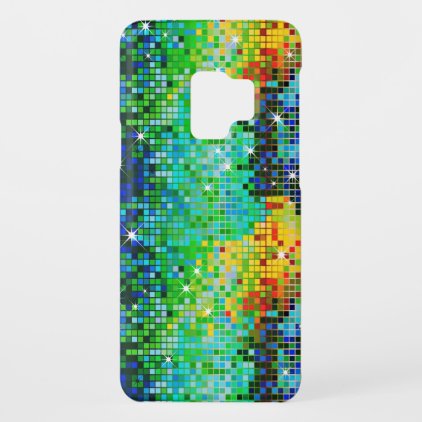 Disco Glitter Geometric Pattern Case-Mate Samsung Galaxy S9 Case