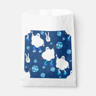 disco halloween african ghost blue favor bag
