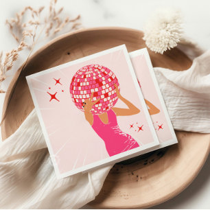 Disco Head Girl Napkins