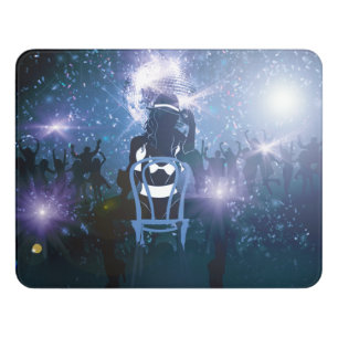 Disco Heartbeat Door Sign