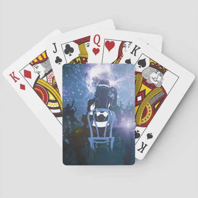 Disco Heartbeat Poker Cards (Back)