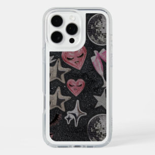 Disco Hearts Clear Phone Case – MagSafe 