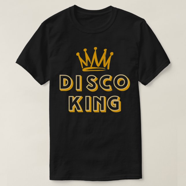 Disco King, I Love The 60's 70's and 80's love wit T-Shirt (Design Front)