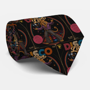 Disco Lion Neck Tie