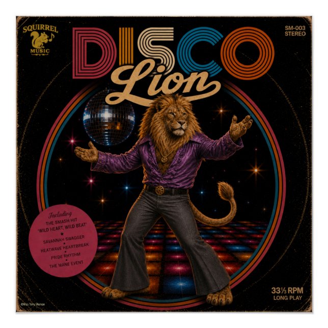 Disco Lion Poster (Front)