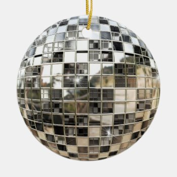 Disco Mirrorball Ornament by MetalShop at Zazzle
