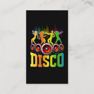 Disco Music 80s 90s Party Groove Funky Music Business Card