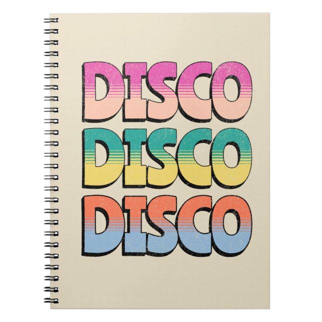 Disco Music Notebook (Front)