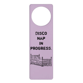 Disco Nap Door Sign