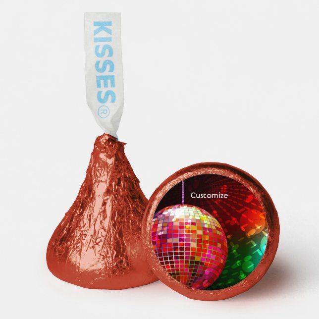 Disco Night Retro 70's Disco Ball Hershey®'s Kisses® (Front)