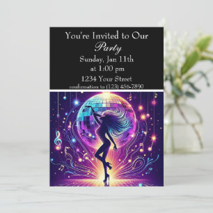Disco Nights: Electric Moves Party invite