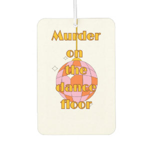 Disco on the dance floor air freshener