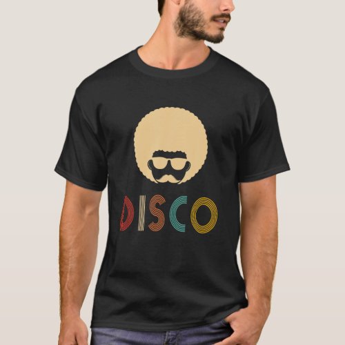 Disco Outfit 70S Disco Themed Vintage Retro Dancin T_Shirt