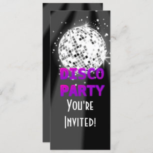 Disco Party Club Invitation