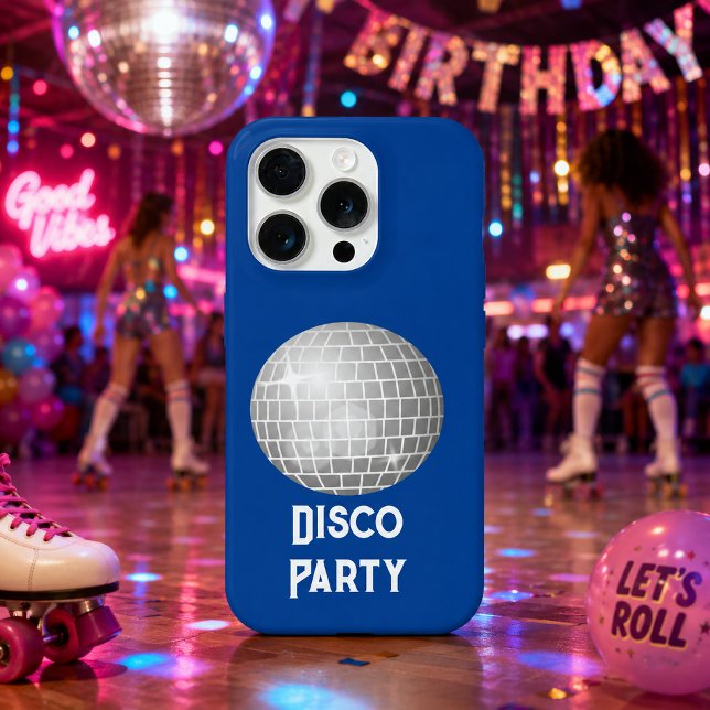 Disco Party Funny Disco Ball Phone iPhone Case (Creator Uploaded)